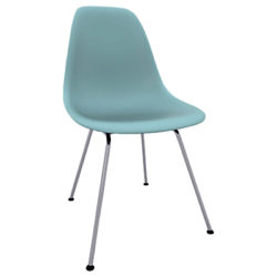 Vitra Eames DSX 43cm Side Chair Ice Grey / Chrome